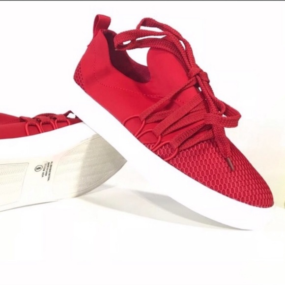 #762 Red Zuka Sneakers - Picture 2 of 4